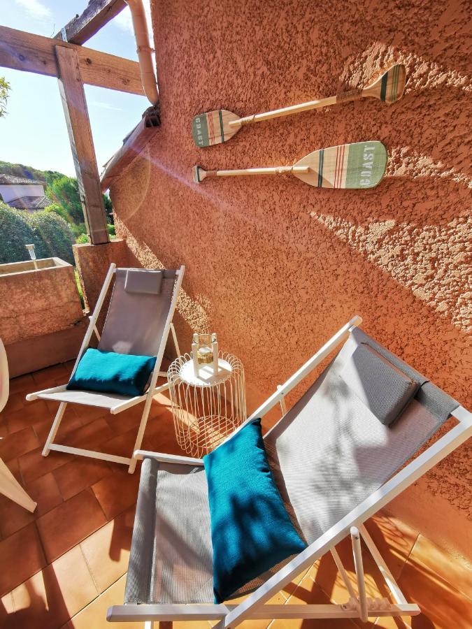 Studio Bord De Mer Terrasse Vue Mer Piscine Apartment Sainte-Maxime Exterior foto